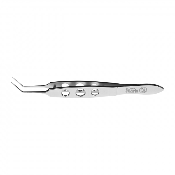 Angled flat forceps