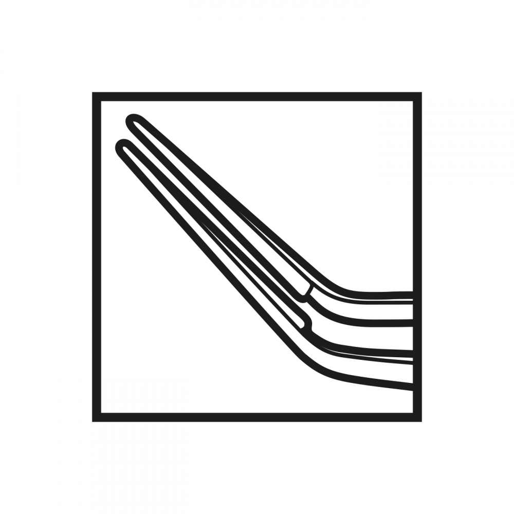 Mac Pherson angled forceps